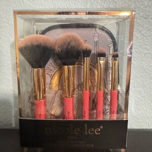 Nicole Lee Pink Makeup Brush Set